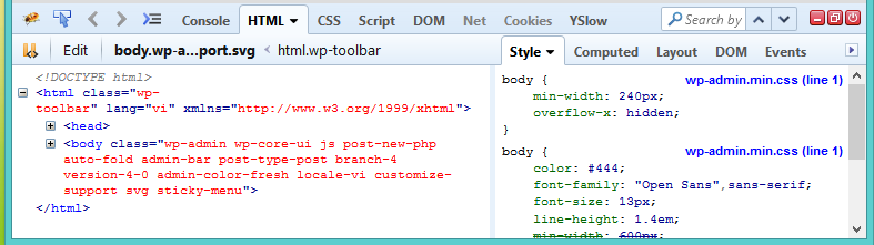 Firebug có đầy đủ chức năng cho dân lập trình
