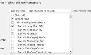 Restrict Author Posting plugin