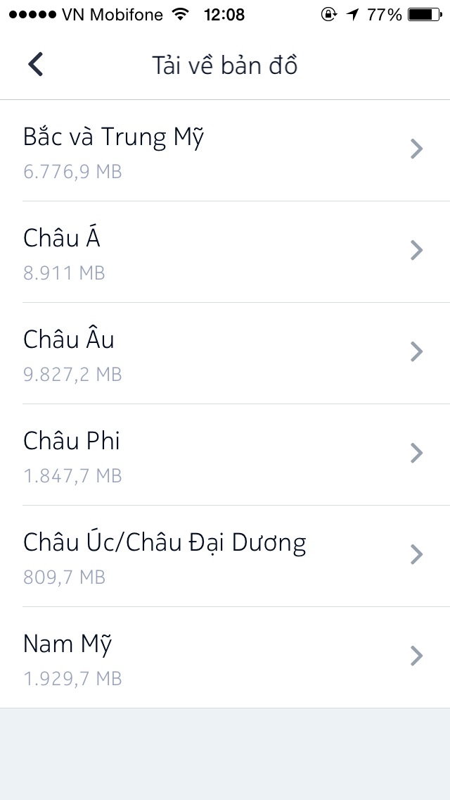 Danh sách các Châu Lục