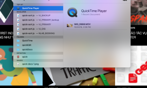 Quay màn hình iPhone bằng QuickTime trên Mac OS